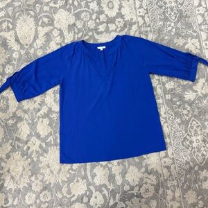 Jade Melody Tam Royal Blue Women's Blouse